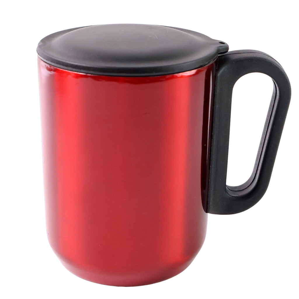 Stainless Steel Metallic Coffee Mug Approx 300ml (1 Pc)