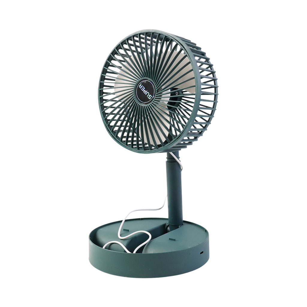 Foldable Mini Desk Fan With Adjustable Height And Angle (1 Pc)